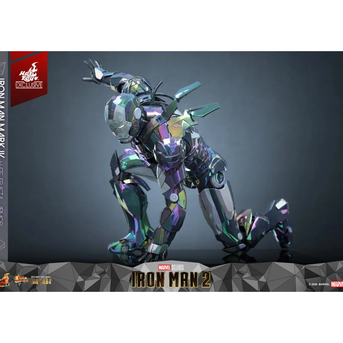 Hot Toys Iron Man 2 - Iron Man Mark IV (Haze Fractal Armor) Die Cast Hot Toys Exclusive MMS 1/6