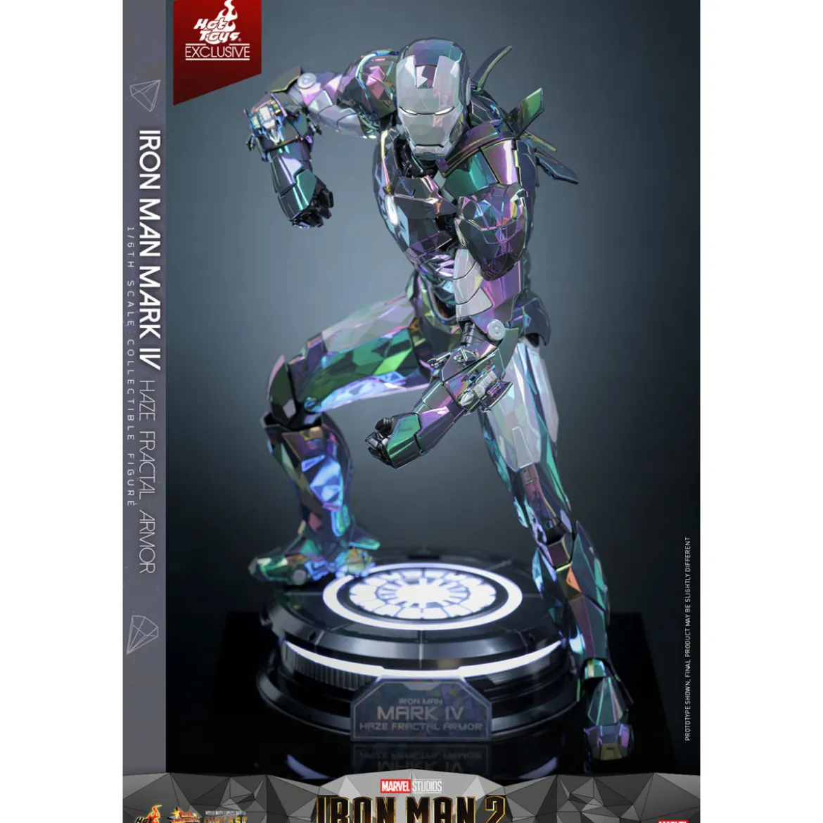 Hot Toys Iron Man 2 - Iron Man Mark IV (Haze Fractal Armor) Die Cast Hot Toys Exclusive MMS 1/6