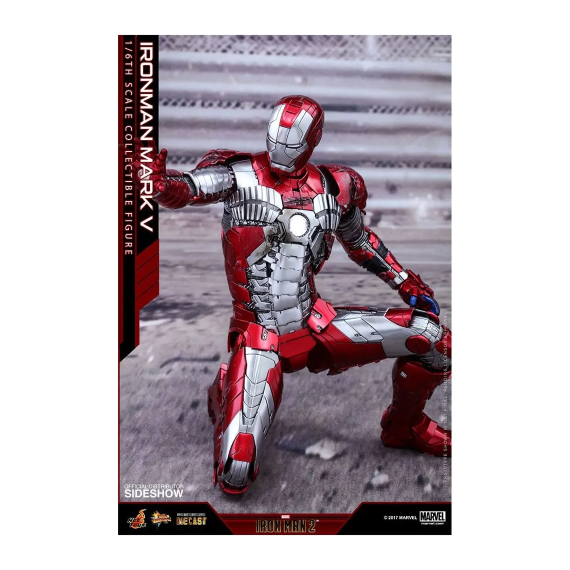 Hot Toys Iron Man Mark V Diecast 1/6 reissue