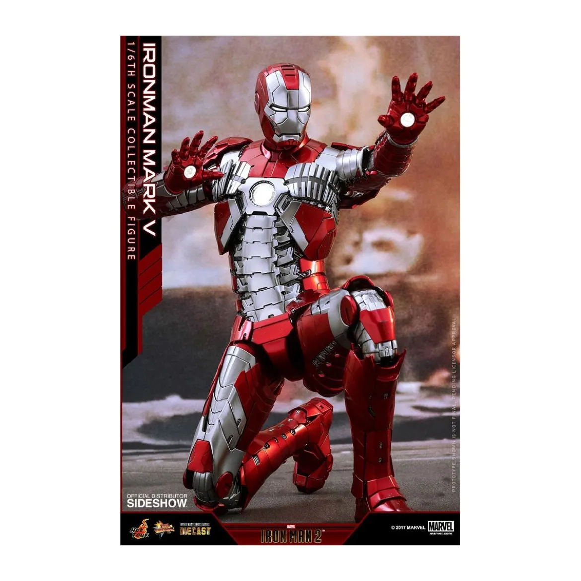 Hot Toys Iron Man Mark V Diecast 1/6 reissue