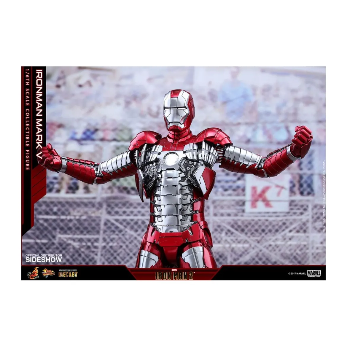 Hot Toys Iron Man Mark V Diecast 1/6 reissue