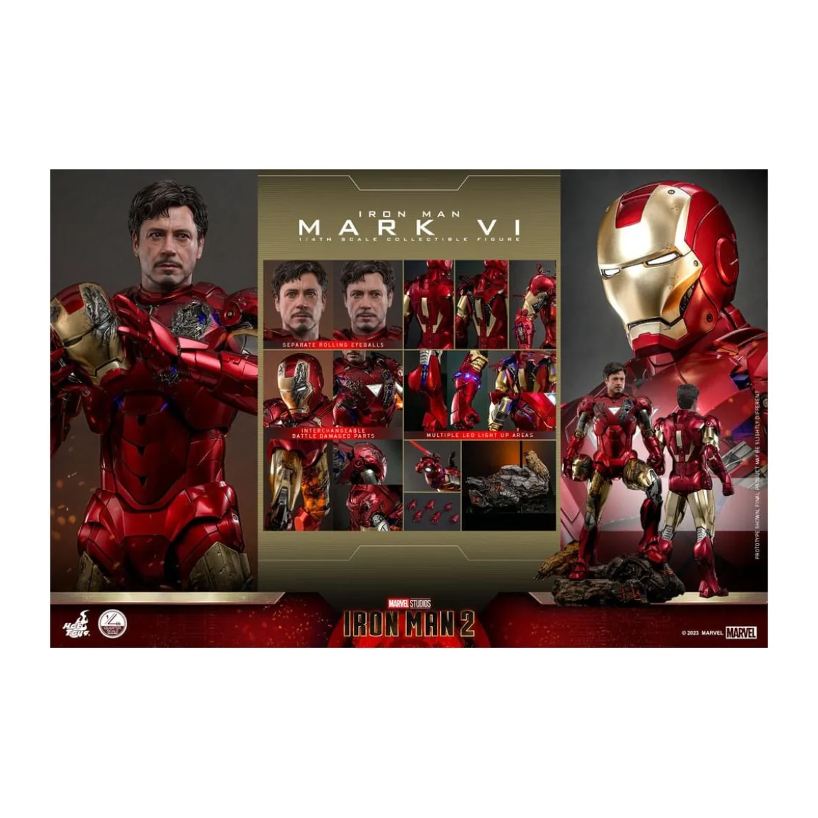 Hot Toys Iron Man 2 - Mark VI 1/4
