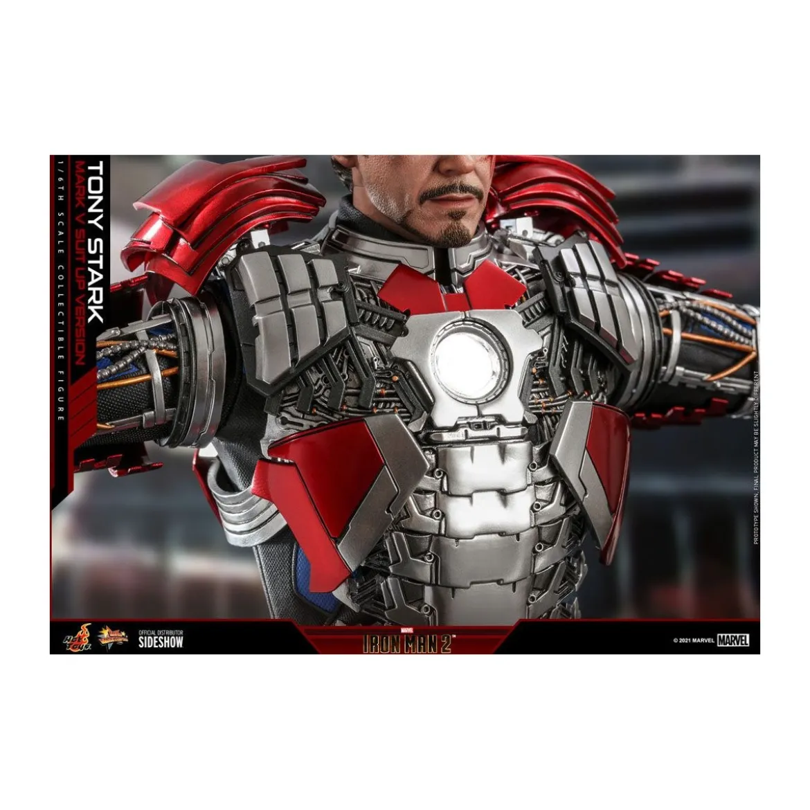 Hot Toys Iron Man 2 - Mark V Suit Up 1/6