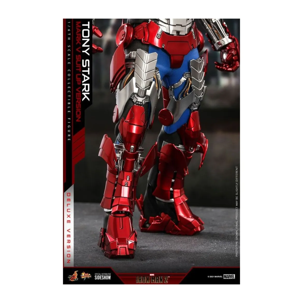 Hot Toys Iron Man 2 - Mark V Suit Up Version Deluxe 1/6
