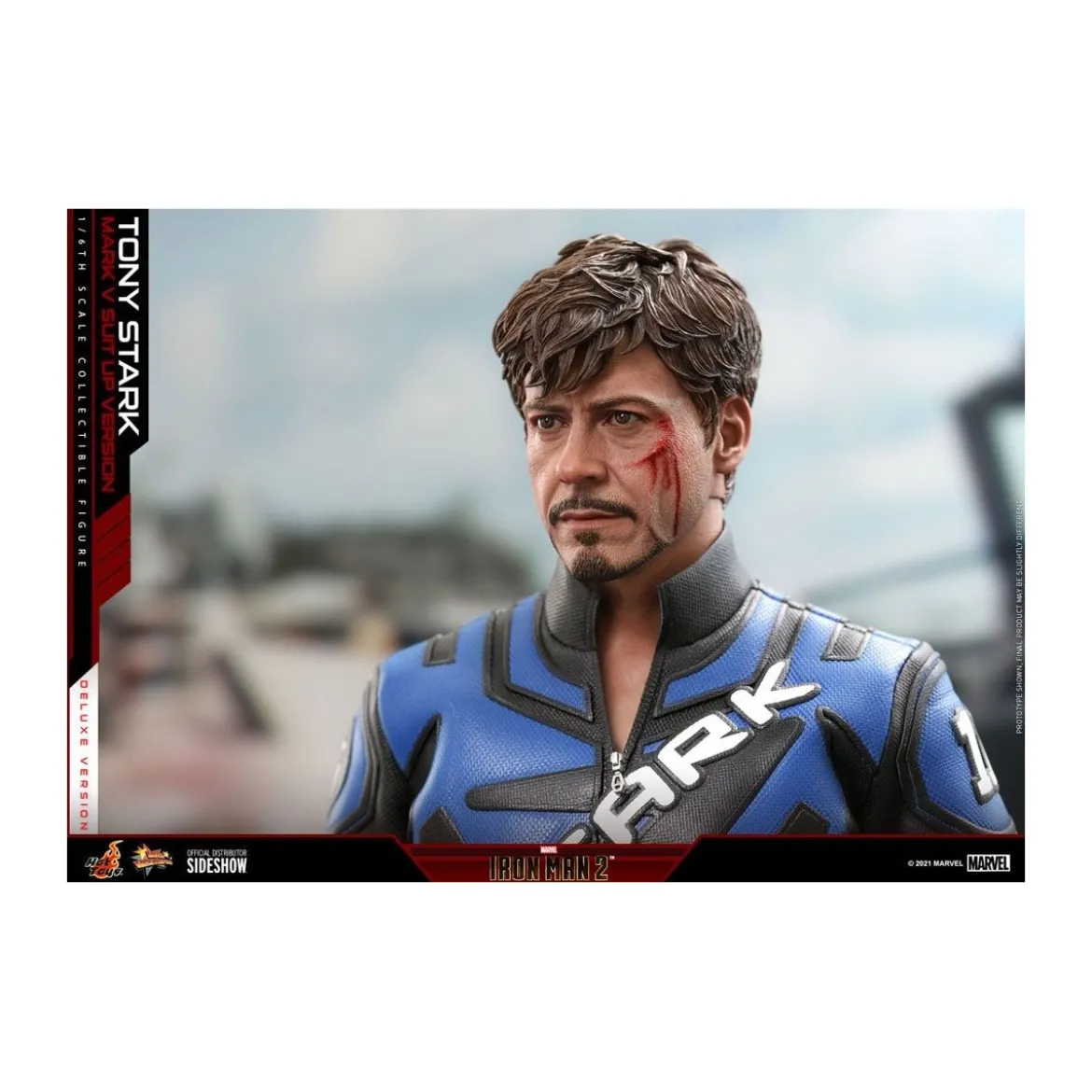 Hot Toys Iron Man 2 - Mark V Suit Up Version Deluxe 1/6