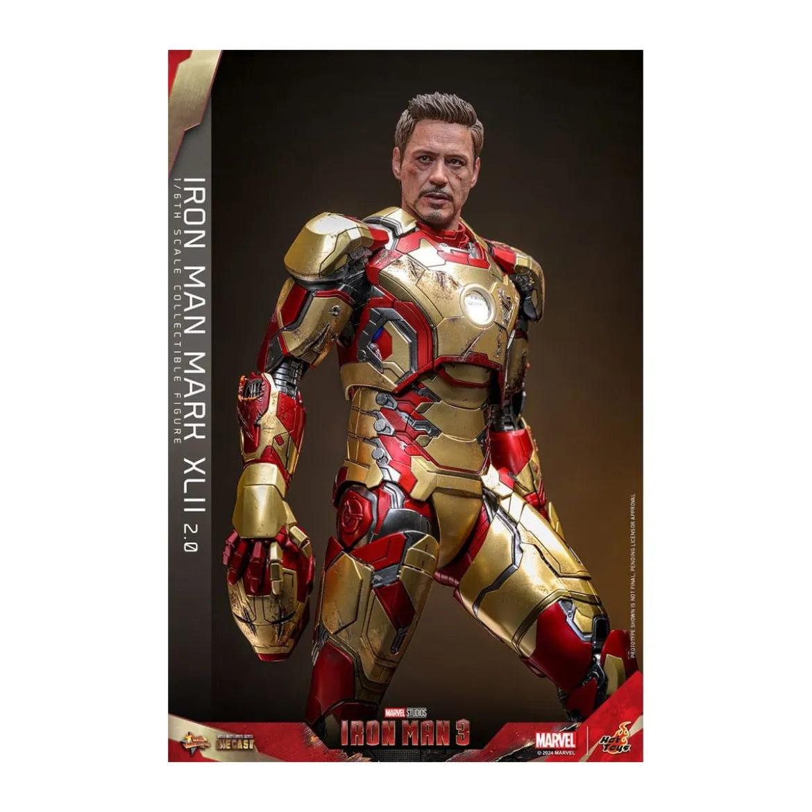 Hot Toys - Iron Man 3 - Mark XLII 2.0 die cast MMS 1/6 - Mark 42
