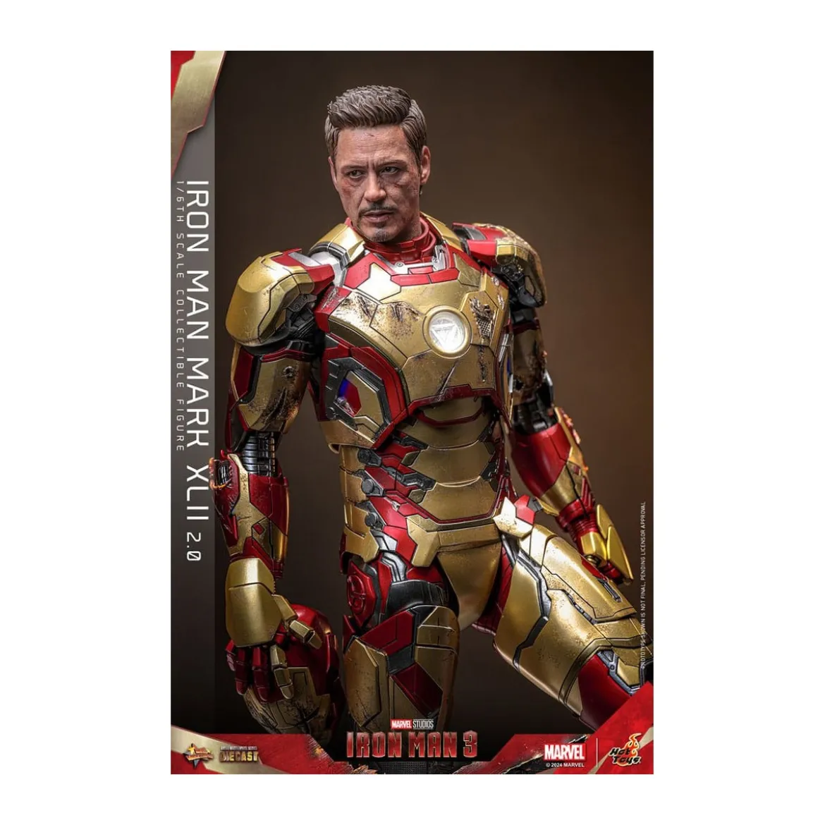 Hot Toys - Iron Man 3 - Mark XLII 2.0 die cast MMS 1/6 - Mark 42