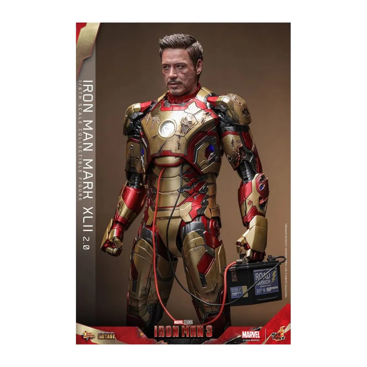 Hot Toys - Iron Man 3 - Mark XLII 2.0 die cast MMS 1/6 - Mark 42