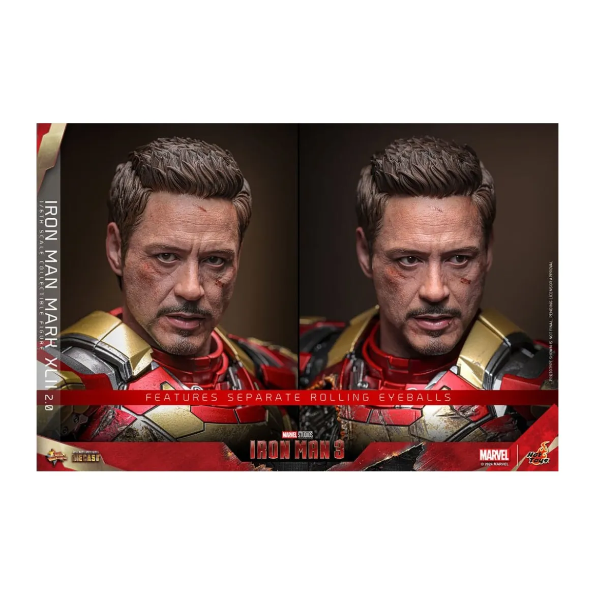 Hot Toys - Iron Man 3 - Mark XLII 2.0 die cast MMS 1/6 - Mark 42