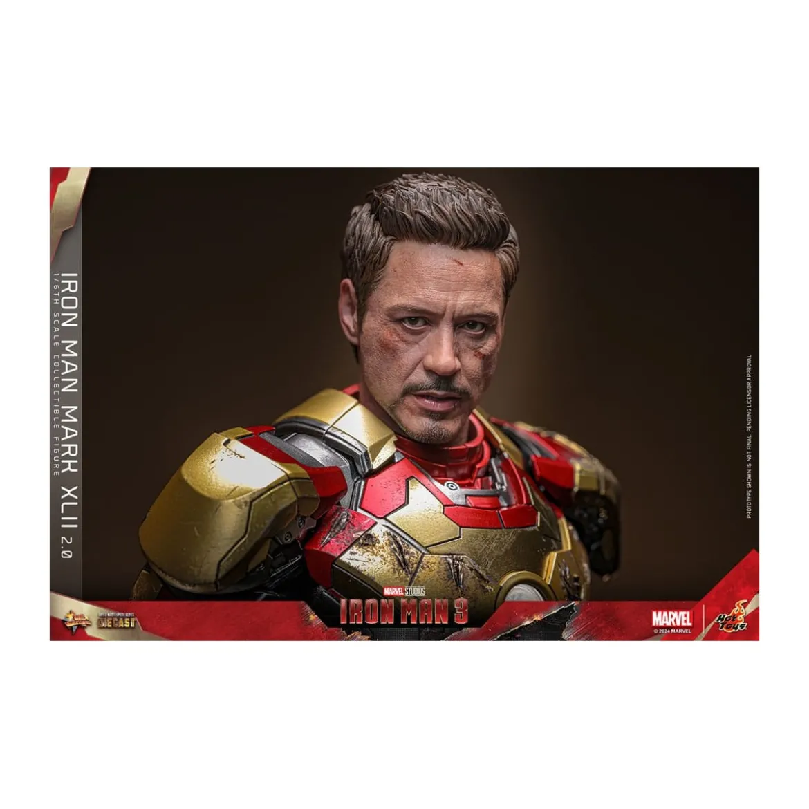 Hot Toys - Iron Man 3 - Mark XLII 2.0 die cast MMS 1/6 - Mark 42