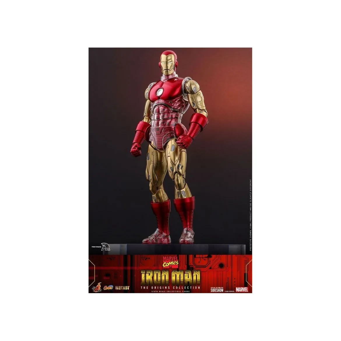 Hot toys - Iron Man - Marvel The Origins Collection Comic figurine 1/6