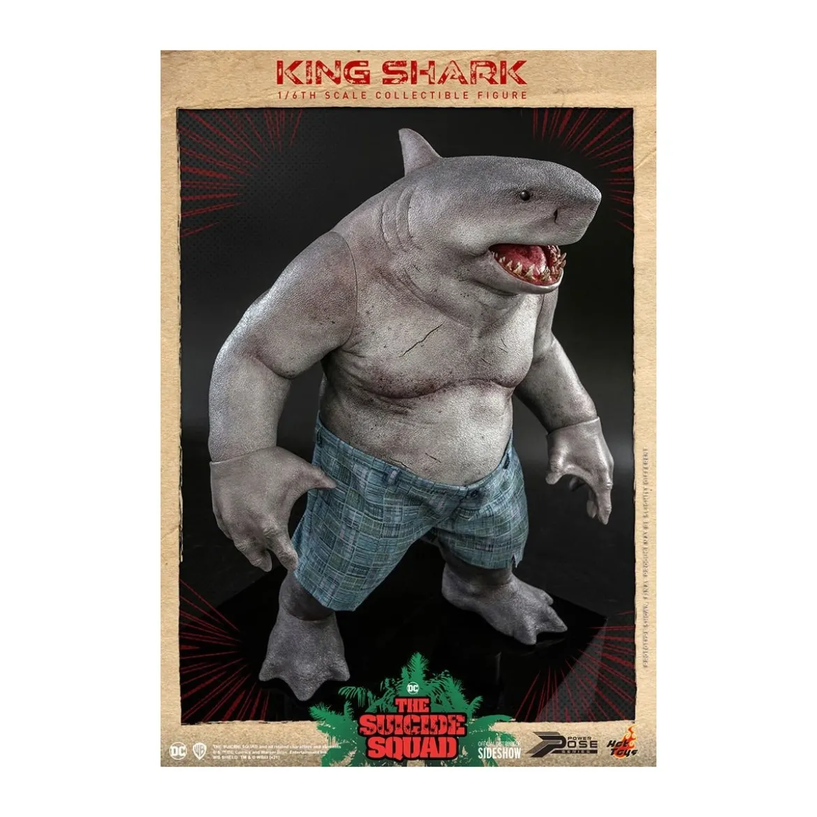 Hot Toys - King Shark Power Pose 1/6 - Suicide Squad