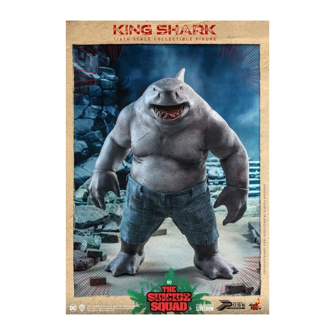 Hot Toys - King Shark Power Pose 1/6 - Suicide Squad