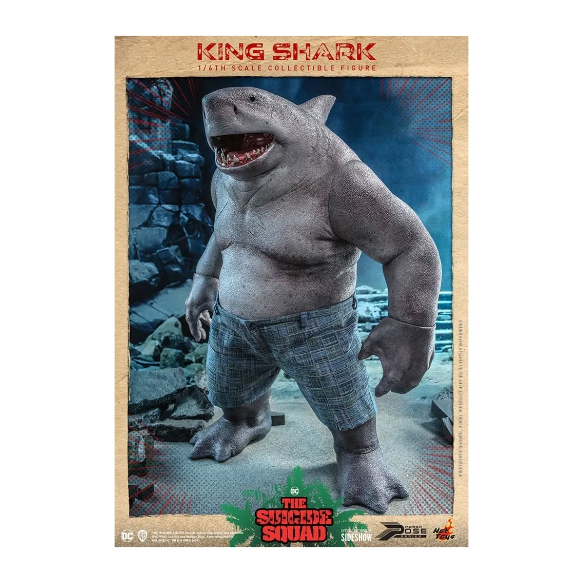 Hot Toys - King Shark Power Pose 1/6 - Suicide Squad