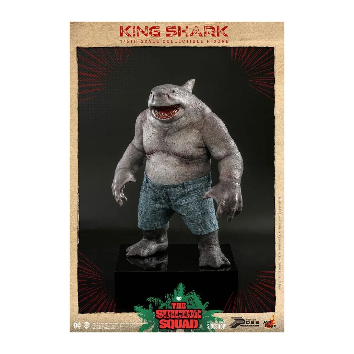 Hot Toys - King Shark Power Pose 1/6 - Suicide Squad