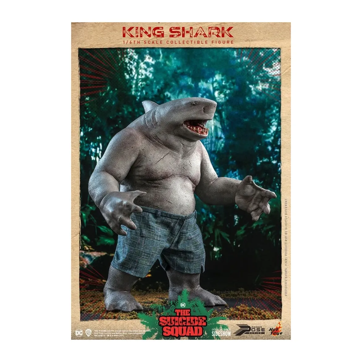 Hot Toys - King Shark Power Pose 1/6 - Suicide Squad