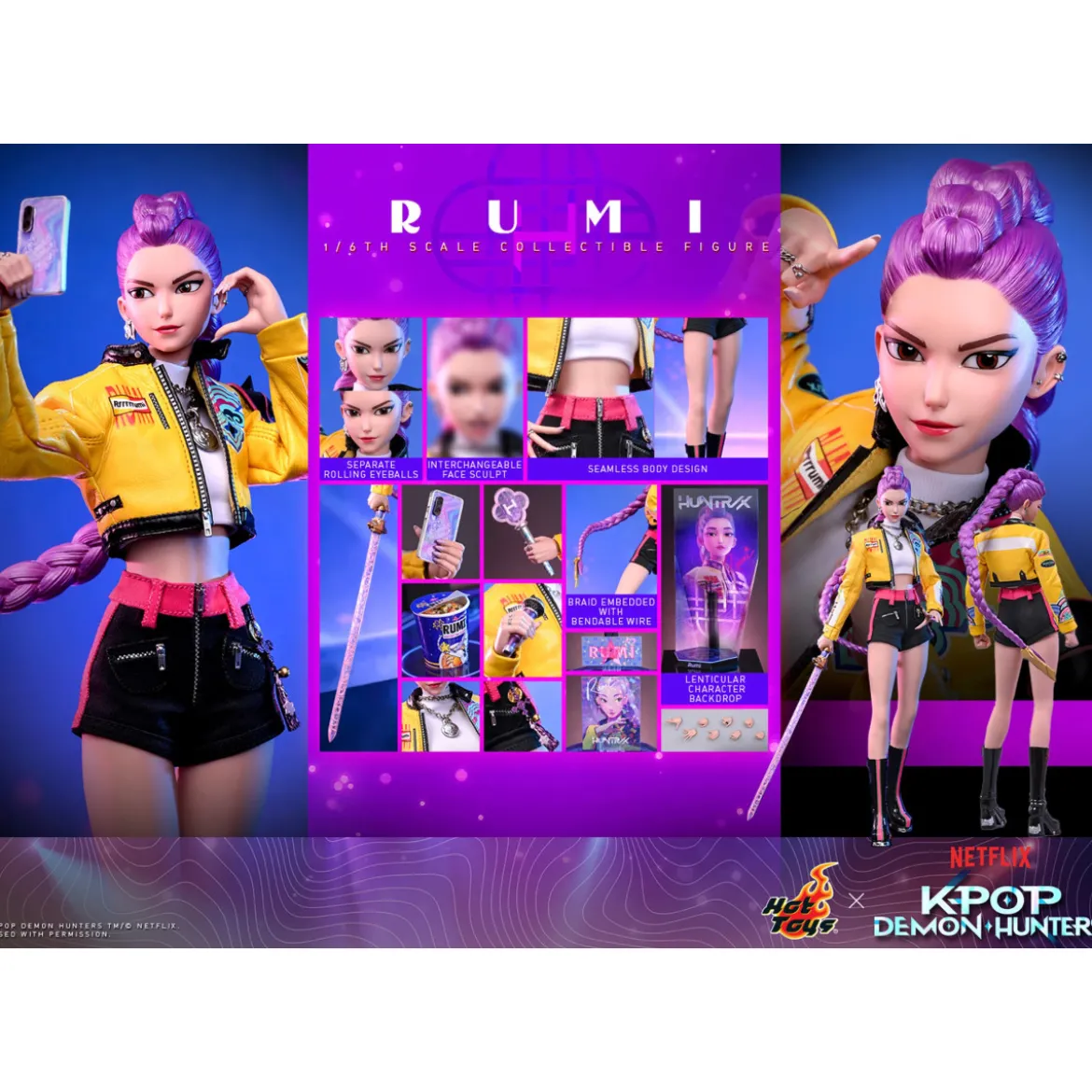 Hot Toys KPop Demon Hunters - RUMI 1/6 TMS176