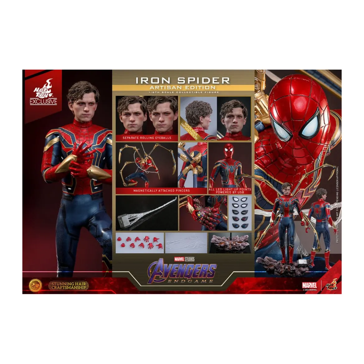 Hot Toys Marvel Avengers: Endgame - Iron Spider Artisan Edition MMS 1/6