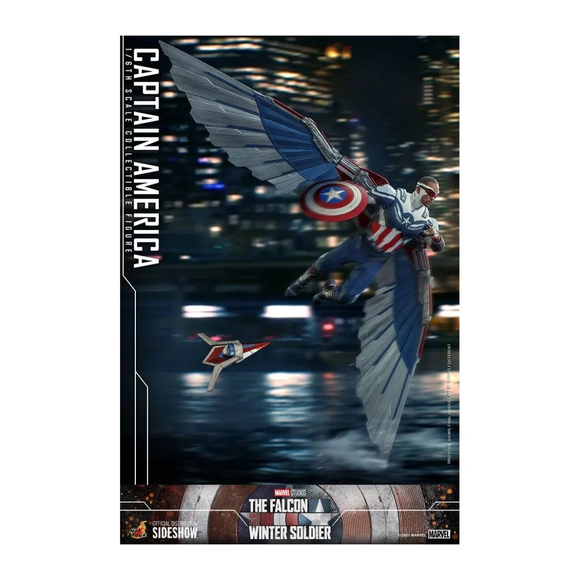 Hot Toys Marvel - Captain America 1/6 - The Falcon and The Winter Soldier