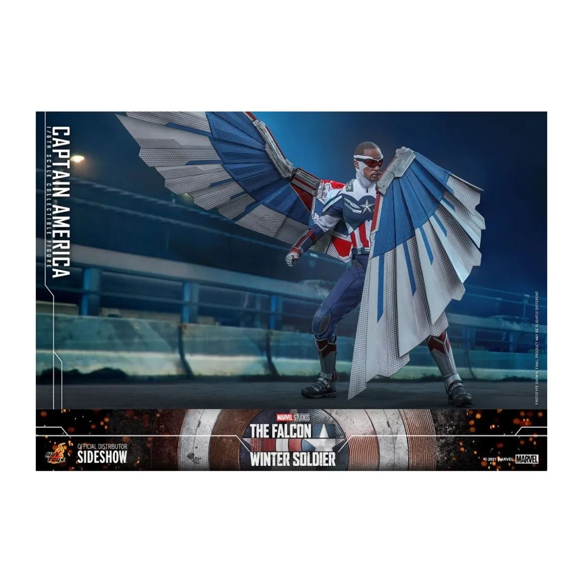 Hot Toys Marvel - Captain America 1/6 - The Falcon and The Winter Soldier