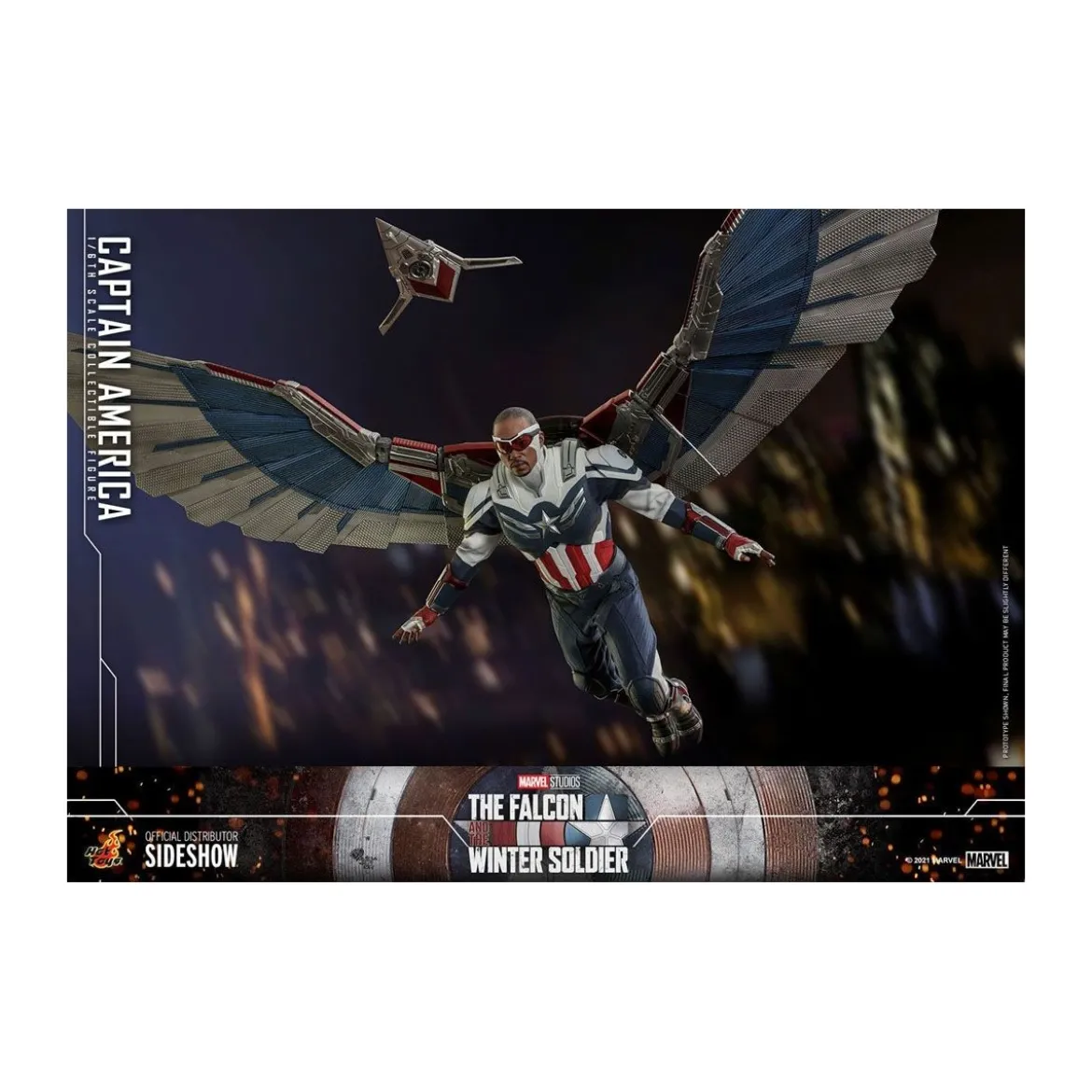Hot Toys Marvel - Captain America 1/6 - The Falcon and The Winter Soldier