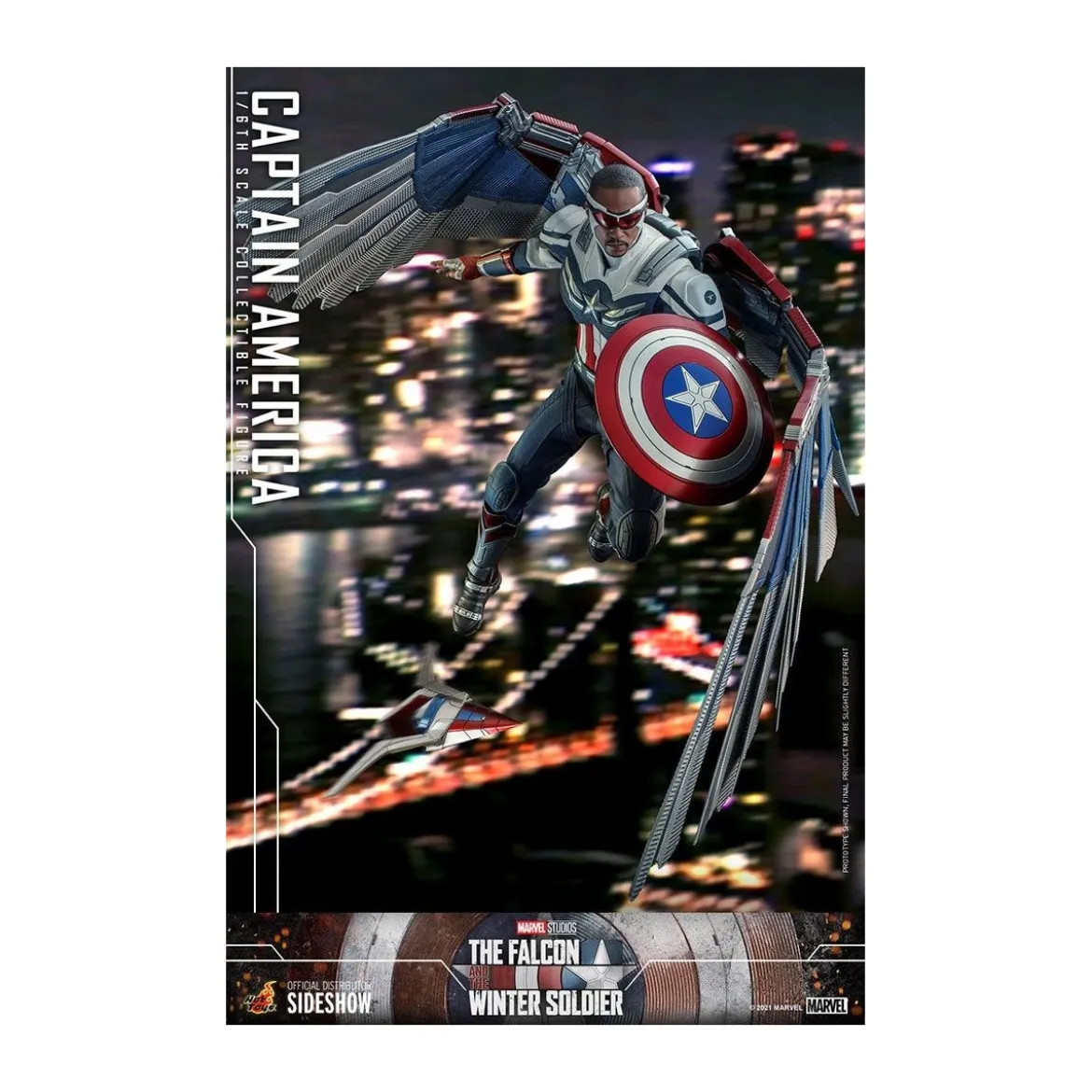 Hot Toys Marvel - Captain America 1/6 - The Falcon and The Winter Soldier