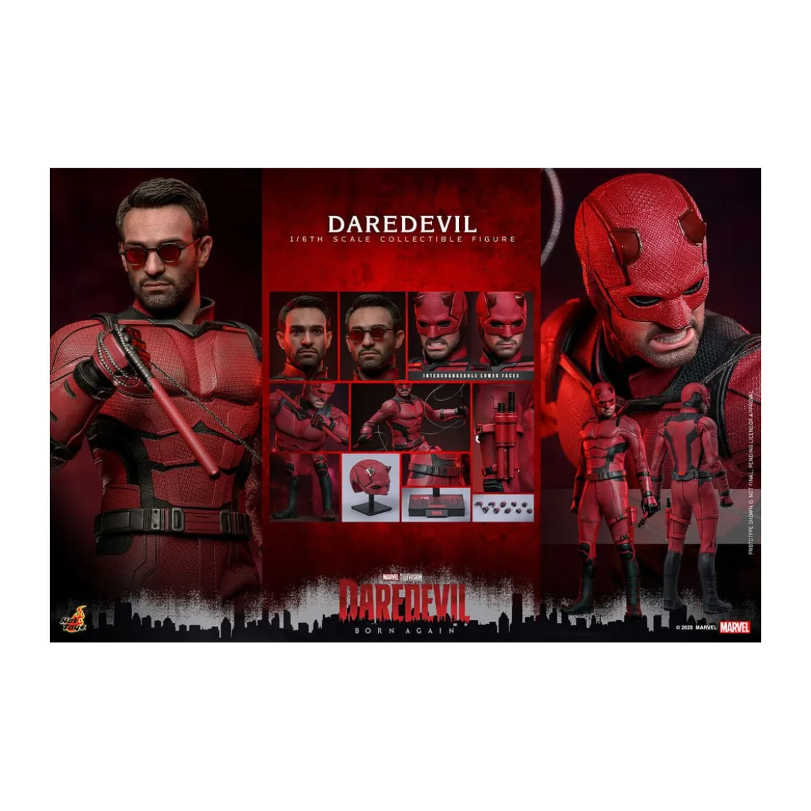 Hot Toys Marvel Daredevil: Born Again - DAREDEVIL MMS 1/6