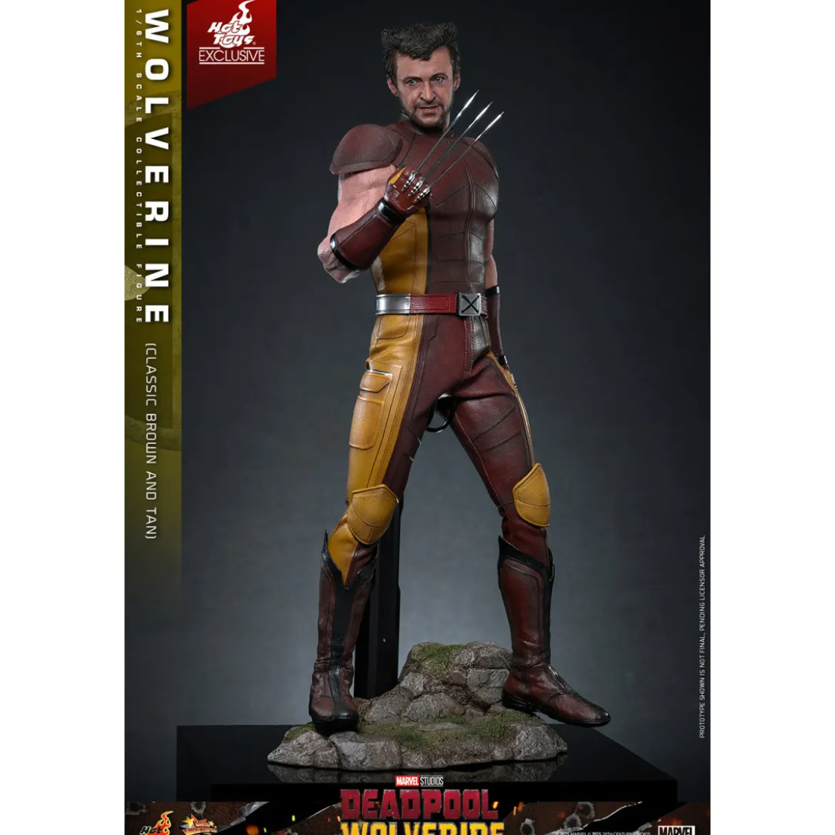 Hot Toys Marvel Deadpool & Wolverine - Wolverine (Classic Brown and Tan) MMS 1/6 Exclusive Edition