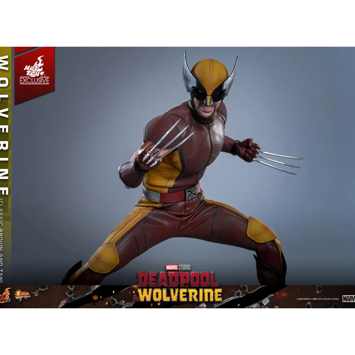 Hot Toys Marvel Deadpool & Wolverine - Wolverine (Classic Brown and Tan) MMS 1/6 Exclusive Edition