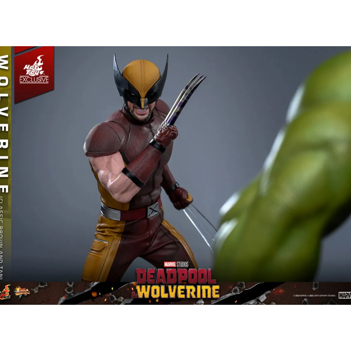 Hot Toys Marvel Deadpool & Wolverine - Wolverine (Classic Brown and Tan) MMS 1/6 Exclusive Edition