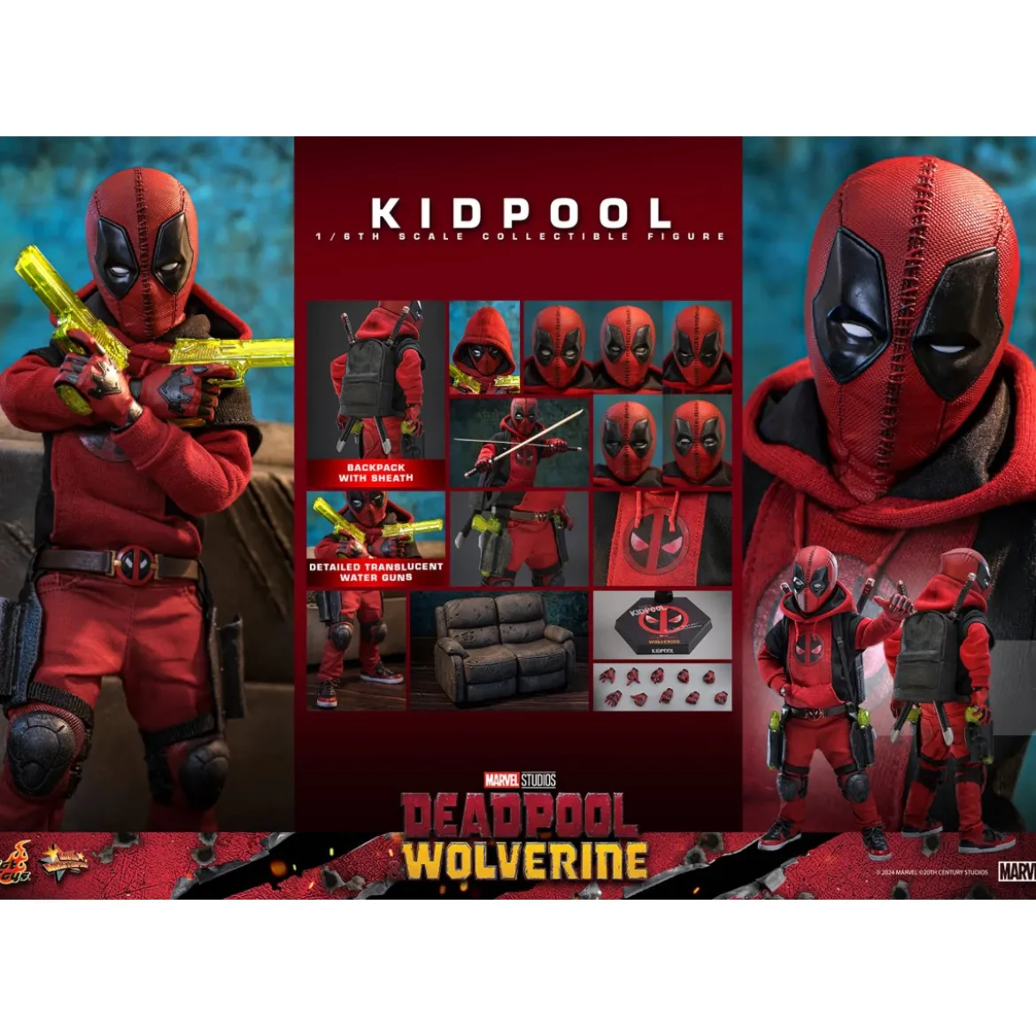 Hot Toys Marvel Deadpool & Wolverine - Kidpool MMS 1/6