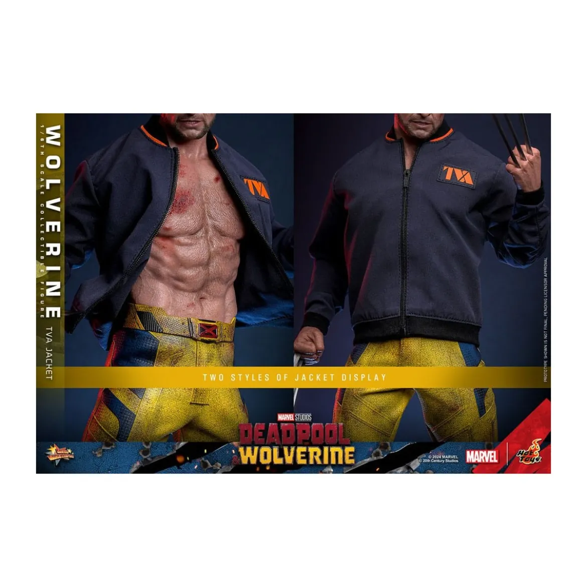 Hot Toys Marvel Deadpool & Wolverine - Wolverine TVA Jacket Version MMS 1/6