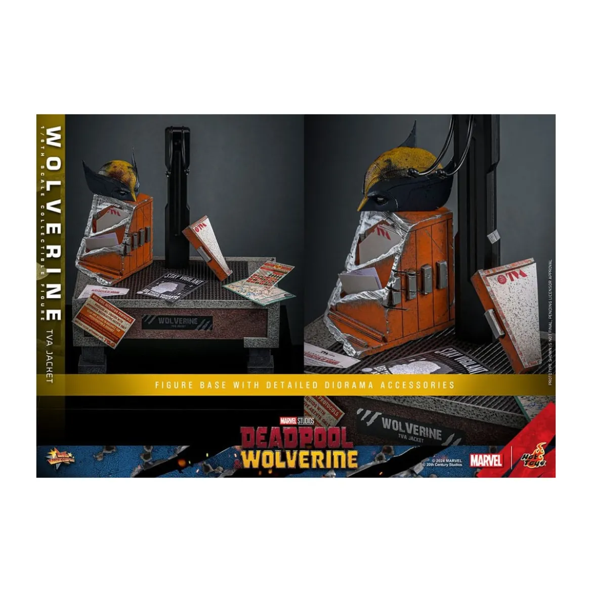 Hot Toys Marvel Deadpool & Wolverine - Wolverine TVA Jacket Version MMS 1/6