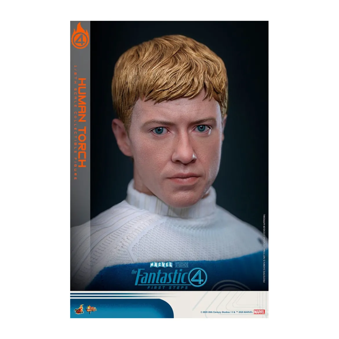 Hot Toys Marvel - Fantastic Four: First Steps - Human Torch MMS 1/6 - Johnny Storm