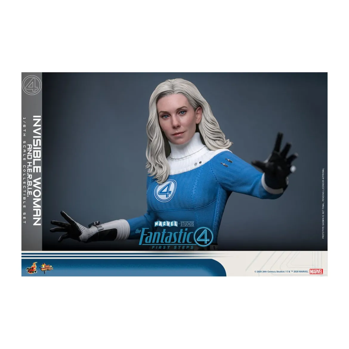 Hot Toys Marvel - Fantastic Four: First Steps - Invisible Woman & H.E.R.B.I.E. MMS 1/6 - Sue Storm