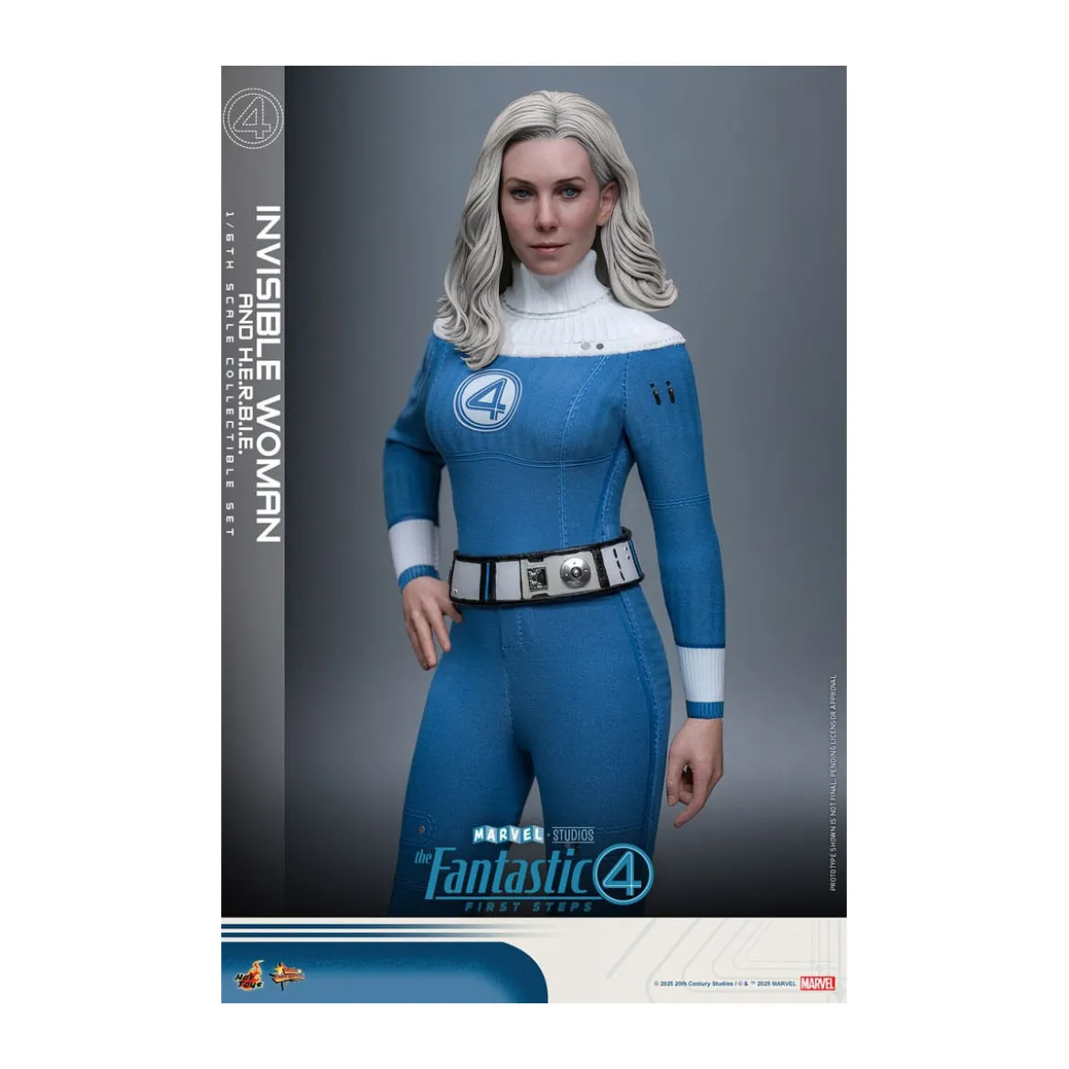 Hot Toys Marvel - Fantastic Four: First Steps - Invisible Woman & H.E.R.B.I.E. MMS 1/6 - Sue Storm