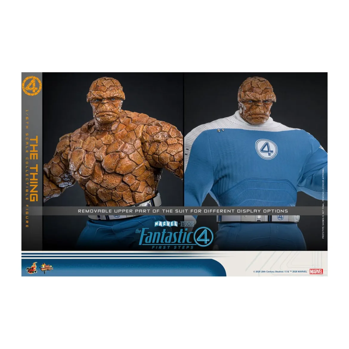 Hot Toys Marvel - Fantastic Four: First Steps - The Thing MMS 1/6 - La Chose