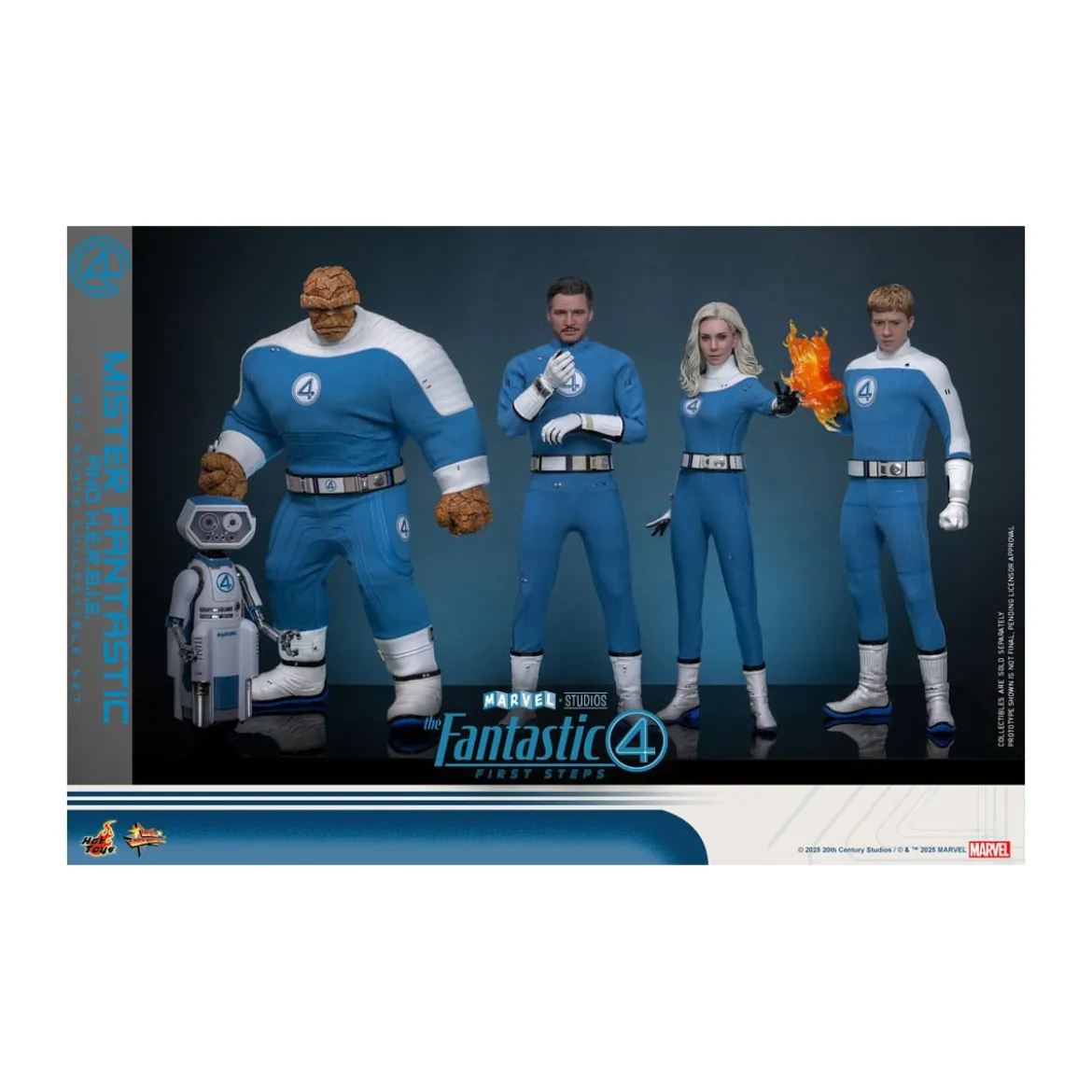 Hot Toys Marvel - Fantastic Four: First Steps - Mister Fantastic & H.E.R.B.I.E. MMS 1/6 - Reed Richards