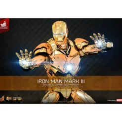 Hot Toys Marvel - Iron Man Mark III (Golden & Copper Gold Version) Die Cast MMS 1/6 - Hot Toys Exclusive