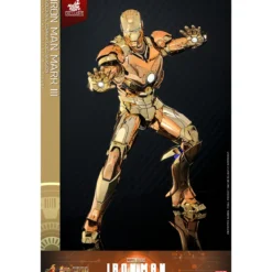 Hot Toys Marvel - Iron Man Mark III (Golden & Copper Gold Version) Die Cast MMS 1/6 - Hot Toys Exclusive