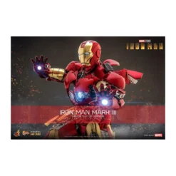 Hot Toys Marvel - Iron Man Mark III (Armor Suit Up Version) Die Cast MMS 1/6
