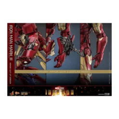 Hot Toys Marvel - Iron Man Mark III (Armor Suit Up Version) Die Cast MMS 1/6