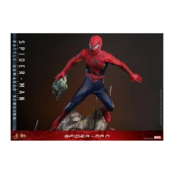 Hot Toys Marvel - Spider-Man (Battle Damaged Version) - Spider-Man (2002) Movie Masterpiece 1/6