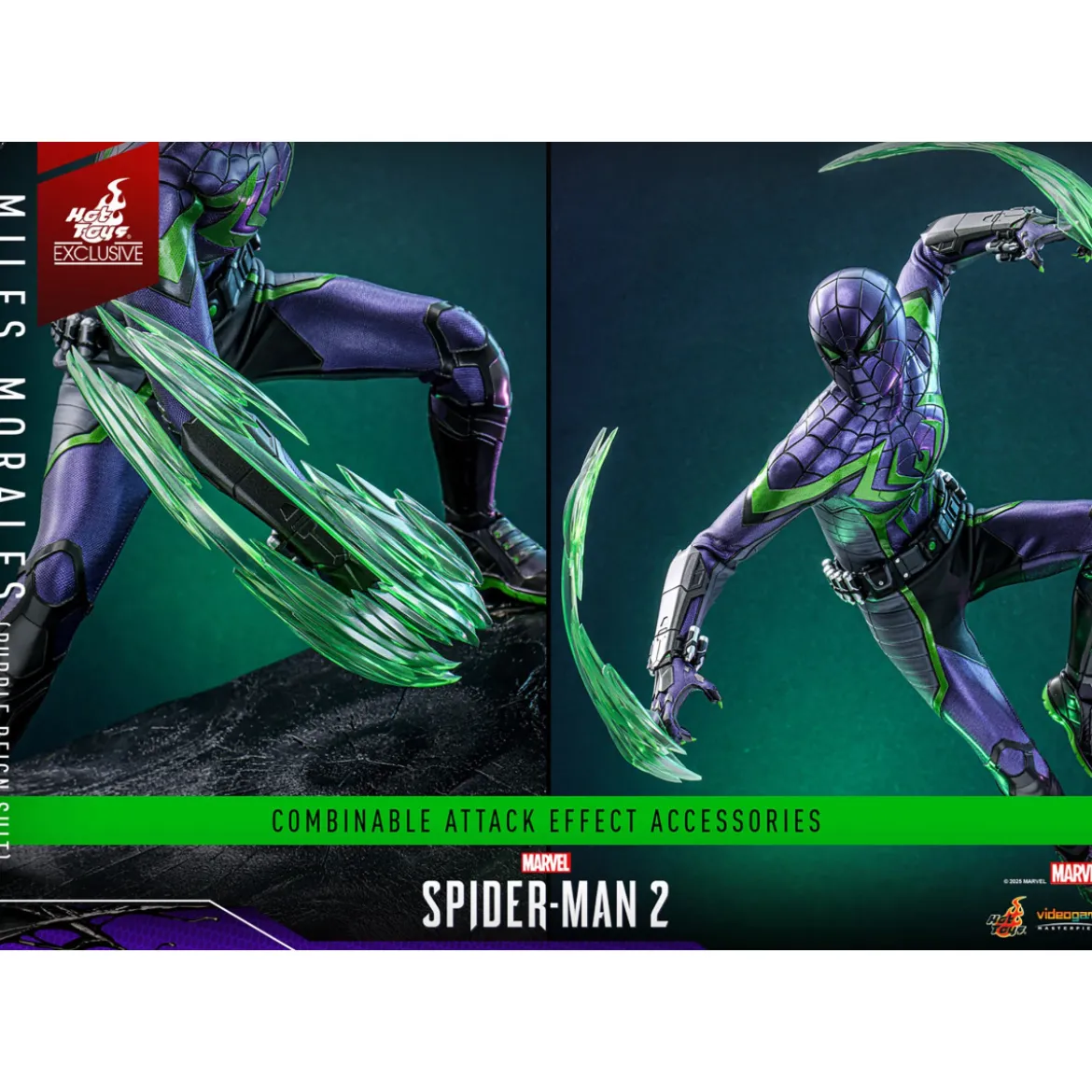 Hot Toys Marvel's Spider-Man 2: Miles Morales (Purple Reign Suit) Video Game Masterpiece 1/6