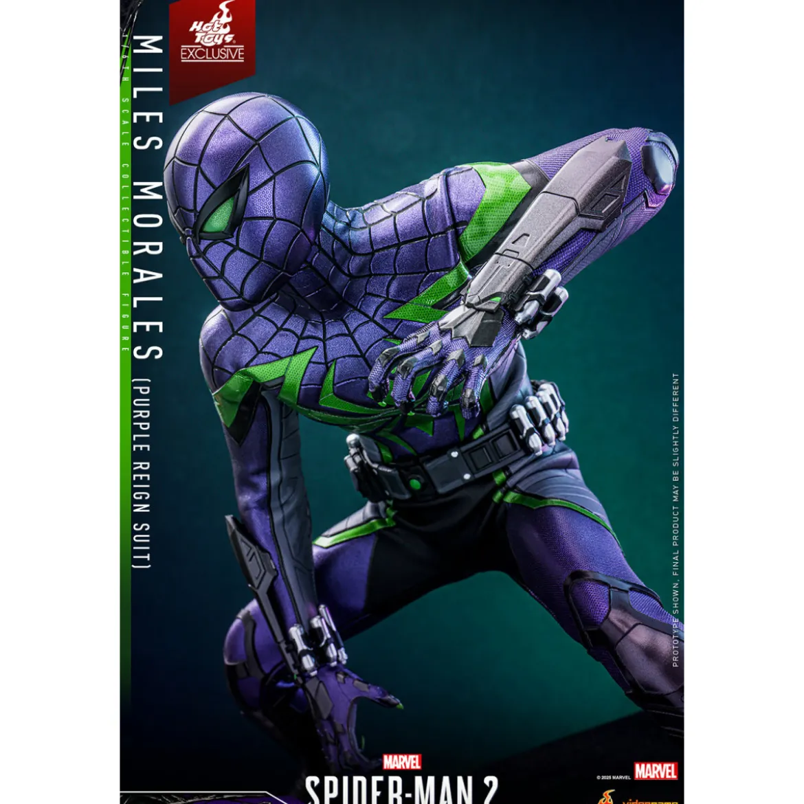 Hot Toys Marvel's Spider-Man 2: Miles Morales (Purple Reign Suit) Video Game Masterpiece 1/6