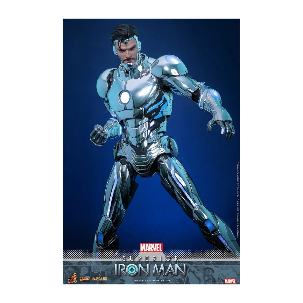 Hot Toys Marvel - Superior Iron Man Die Cast MMS 1/6