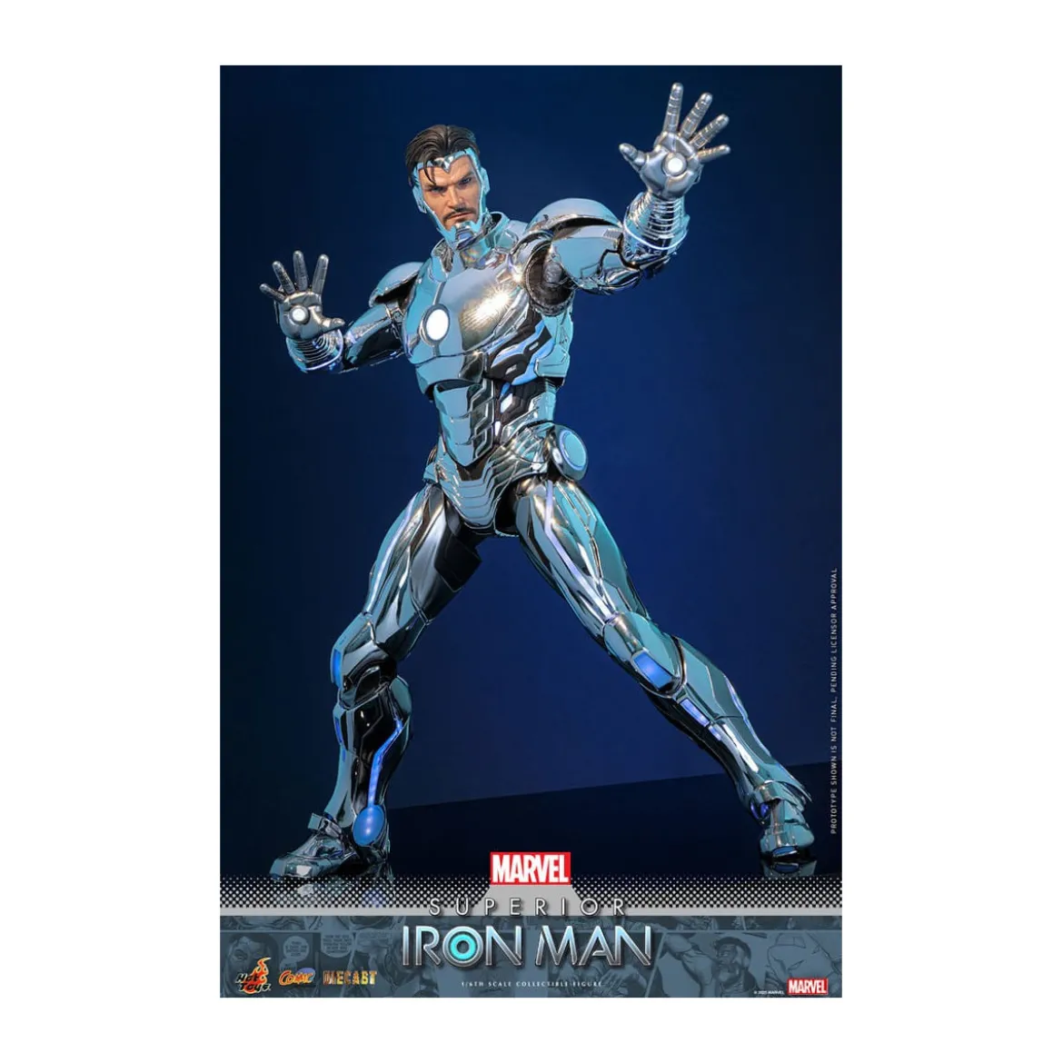 Hot Toys Marvel - Superior Iron Man Die Cast MMS 1/6