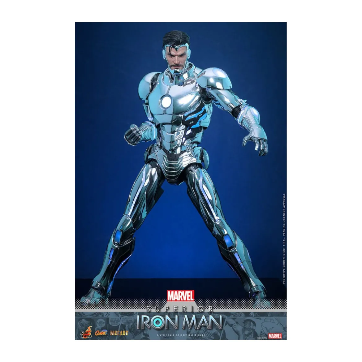 Hot Toys Marvel - Superior Iron Man Die Cast MMS 1/6
