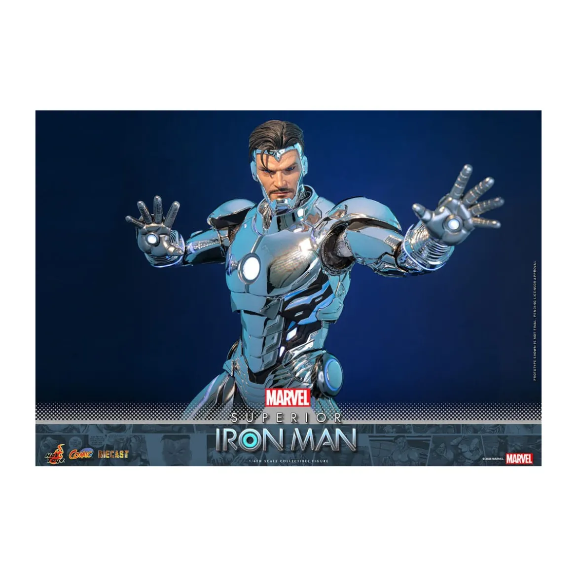 Hot Toys Marvel - Superior Iron Man Die Cast MMS 1/6