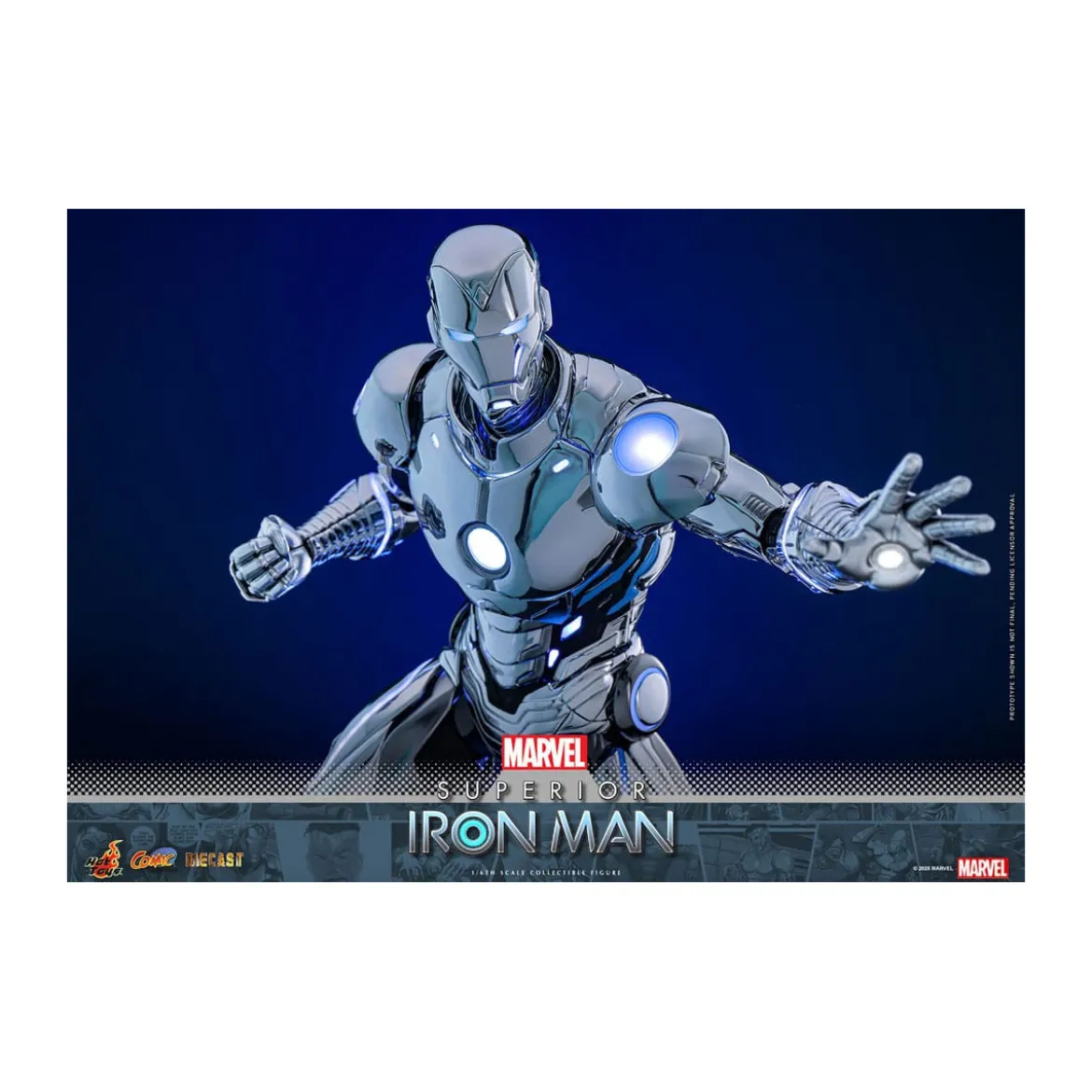 Hot Toys Marvel - Superior Iron Man Die Cast MMS 1/6